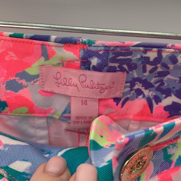 Lilly Pulitzer pink cotton trousers - Picture 2 of 3